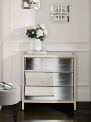Stone Cora Mirror 3 Drawer Chest of Drawers - Image 2 of 9