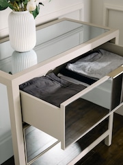 Stone Cora Mirror 3 Drawer Chest of Drawers - Image 3 of 9