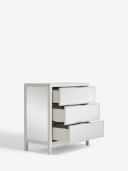 Stone Cora Mirror 3 Drawer Chest of Drawers - Image 7 of 9