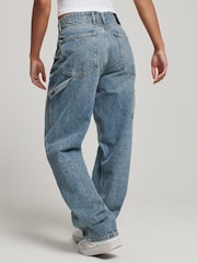 Superdry Blue Organic Cotton Vintage Carpenter Jeans - Image 2 of 6