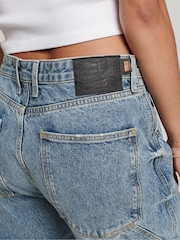 Superdry Blue Organic Cotton Vintage Carpenter Jeans - Image 6 of 6