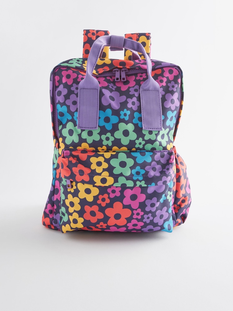 Multi Bright Double Handle Backpack - Image 1 of 8