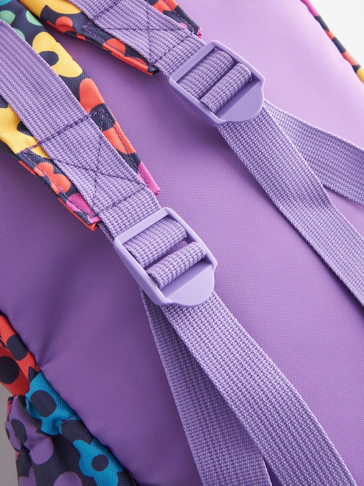 Multi Bright Double Handle Backpack - Image 5 of 8