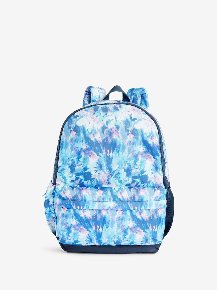 Blue Tie Dye Backpack - Image 1 of 5