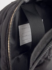 Black Quilted Backpack - Image 11 of 11
