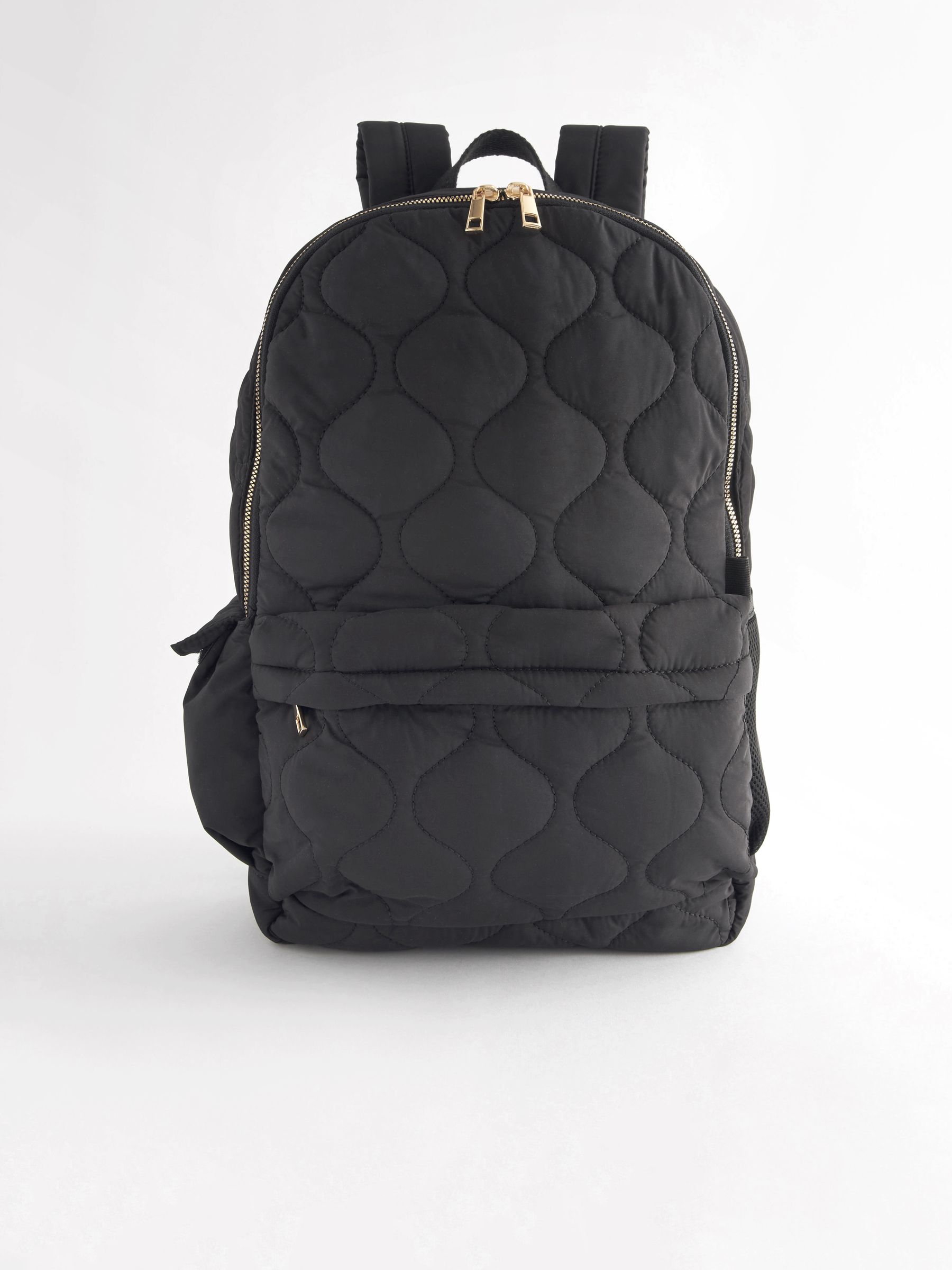 Quilted backpack purse top