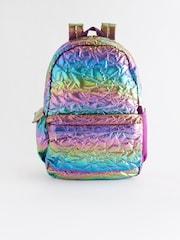 Metallic Quilted Backpack - Image 1 of 5
