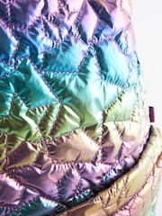 Metallic Quilted Backpack - Image 4 of 5