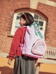 Multi Pastel Rainbow Double Handle Backpack - Image 1 of 11