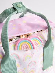 Multi Pastel Rainbow Double Handle Backpack - Image 6 of 11