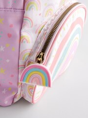 Multi Pastel Rainbow Double Handle Backpack - Image 7 of 11