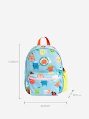 Blue Fruit Print Backpack - Image 3 of 6