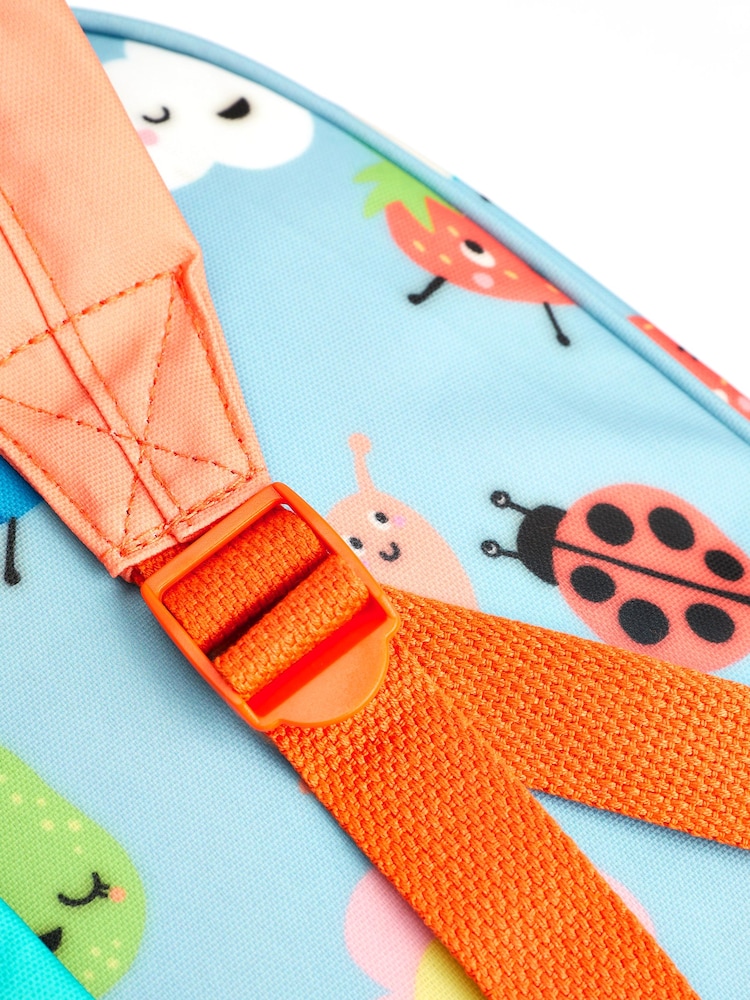 Blue Fruit Print Backpack - Image 6 of 6