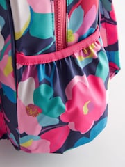 Purple Floral Backpack - Image 5 of 6