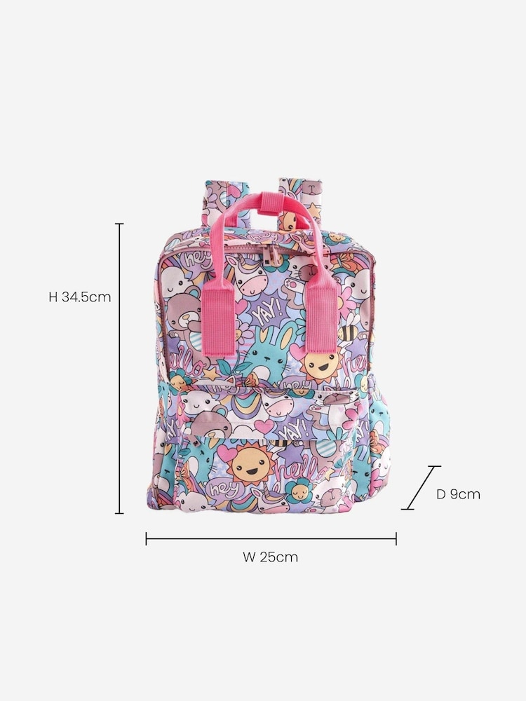 Pink Double Handle Backpack - Image 10 of 10