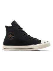 Converse Black Chuck Taylor Suede Trainers - Image 1 of 7