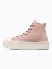 Converse Pink Chuck Taylor Modern Lift Platform Trainers - Image 2 of 7