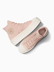 Converse Pink Chuck Taylor Modern Lift Platform Trainers - Image 5 of 7
