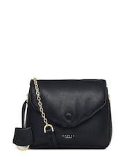 Radley London Mallow Street Small Flapover Cross Body Black Bag - Image 1 of 4