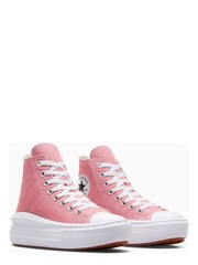 Converse Pink All Star Move High Top Trainers - Image 3 of 6