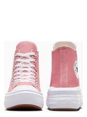 Converse Pink All Star Move High Top Trainers - Image 5 of 6