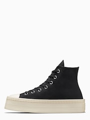 Converse Black Chuck Taylor All Star Modern Lift Trainers - Image 4 of 9