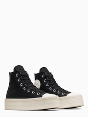 Converse Black Chuck Taylor All Star Modern Lift Trainers - Image 5 of 9