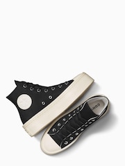 Converse Black Chuck Taylor All Star Modern Lift Trainers - Image 7 of 9