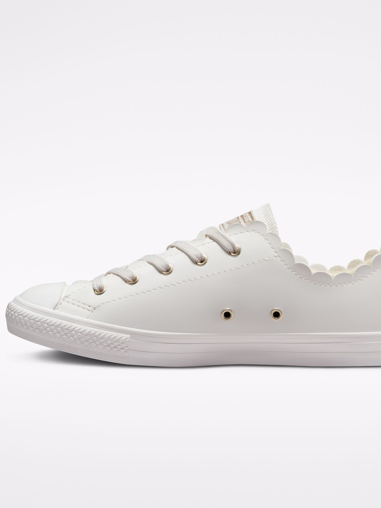 Converse White Dainty Trainers - Image 2 of 7
