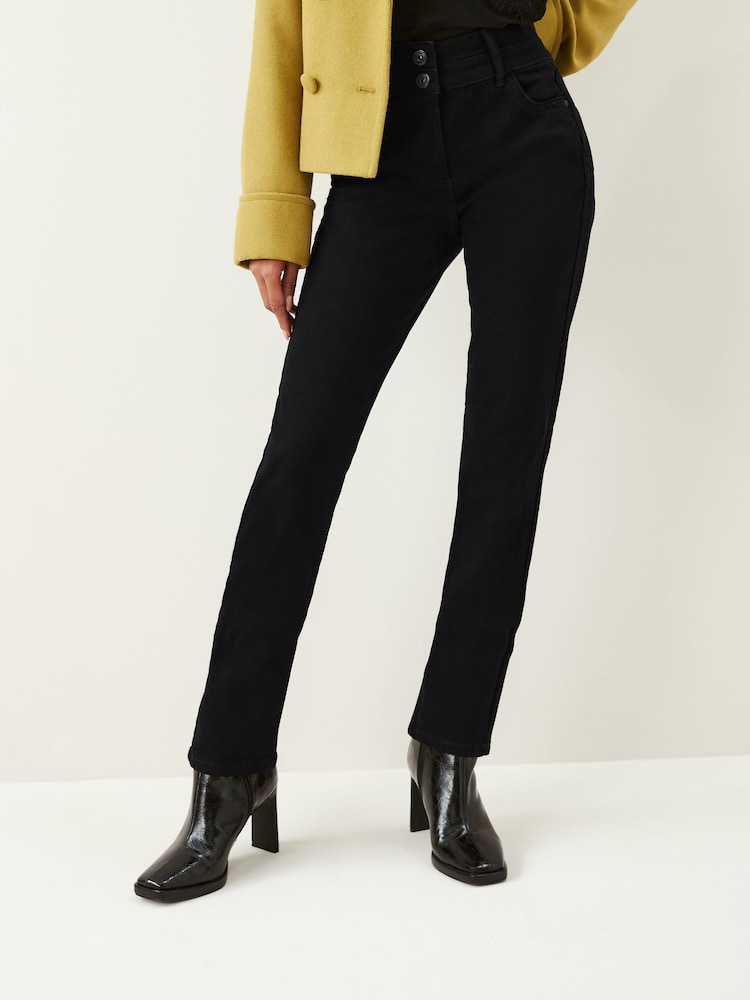 Black Lift And Shape Slim Fit Jeans - Image 1 of 2 Black Lift And Shape Slim Fit Jeans - Image 1 of 2