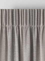 Silver Grey Metallic Stripe Made To Measure Curtains - Image 6 of 9
