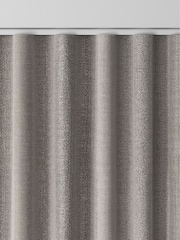 Silver Grey Metallic Stripe Made To Measure Curtains - Image 8 of 9