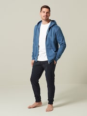 Blue Zip Through Hoodie - Image 2 of 4