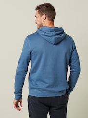 Blue Zip Through Hoodie - Image 3 of 4
