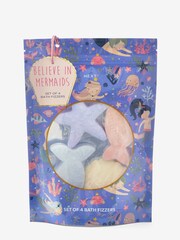 Set of 4 Purple Mermaid Bath Fizzer Set - Image 3 of 3