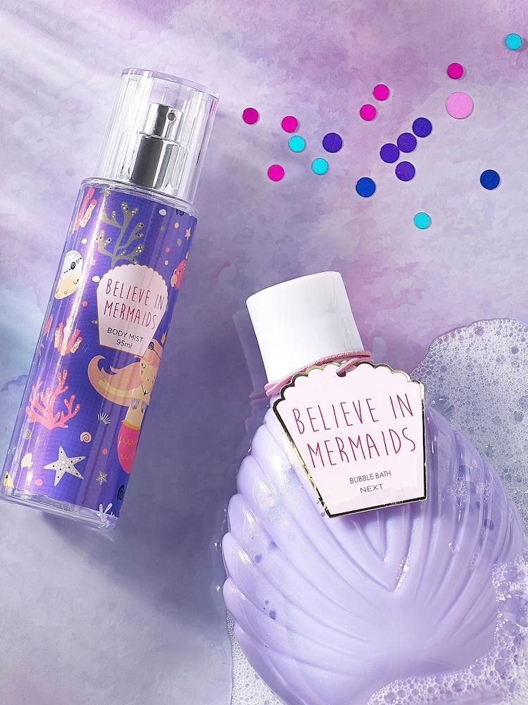 Kids Mermaid Body Mist and Bubble Bath Gift Set - Image 2 of 3