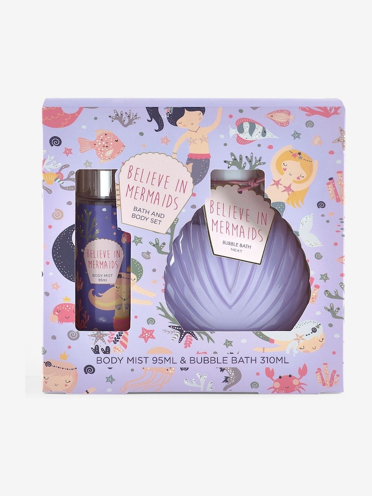 Kids Mermaid Body Mist and Bubble Bath Gift Set - Image 3 of 3