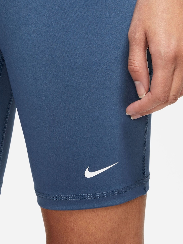 Blau - Nike Pro 365 Shorts mit hoher Taille, 7 Zoll - Bild 1 von 4