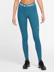 Nike Blue/White Pro 365 Leggings - Image 1 of 3