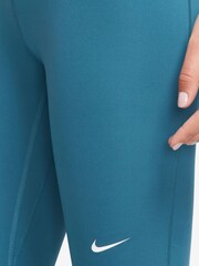 Nike Blue/White Pro 365 Leggings - Image 3 of 3