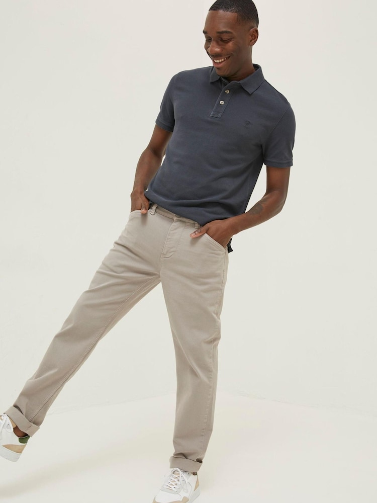 FatFace Grey Tapered Utility Trousers - Image 1 of 1 FatFace Grey Tapered Utility Trousers - Image 1 of 1