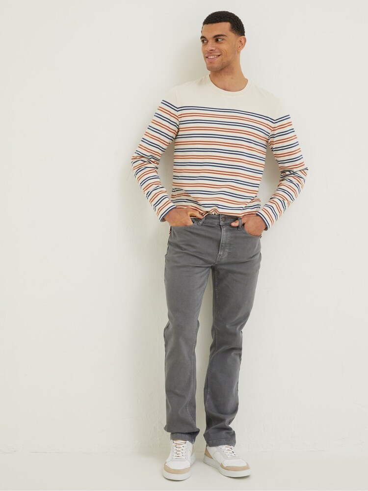 FatFace Grey Slim Salcombe Trousers - Image 2 of 4