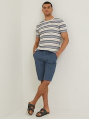 FatFace Blue Seaton Pull-On Shorts - Image 1 of 4