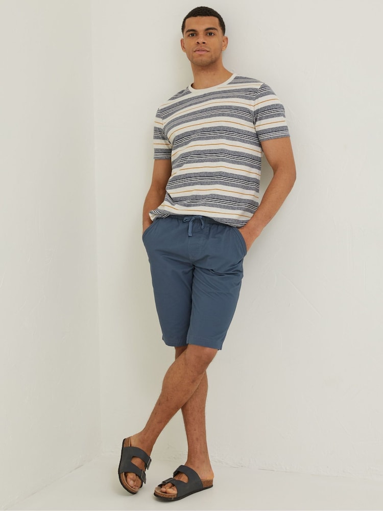 FatFace Blue Seaton Pull-On Shorts - Image 1 of 4