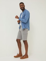 FatFace Grey Cowes Utility Shorts - Image 2 of 5