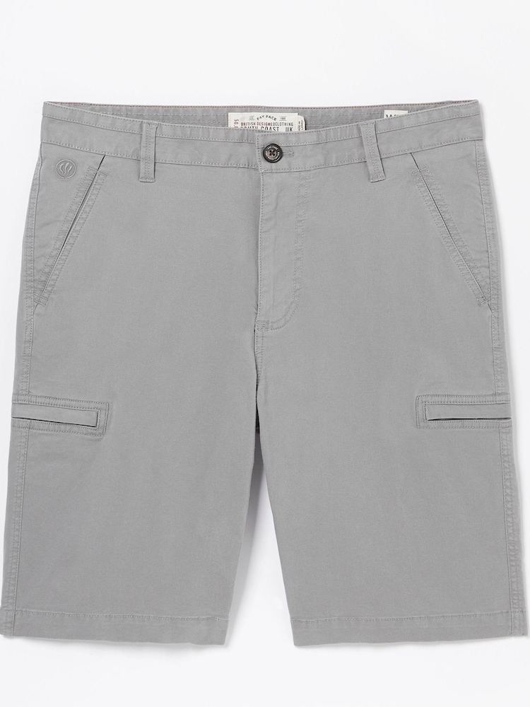 FatFace Grey Cowes Utility Shorts - Image 5 of 5