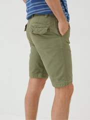 FatFace Green Cove Flat Front Shorts - Image 3 of 4