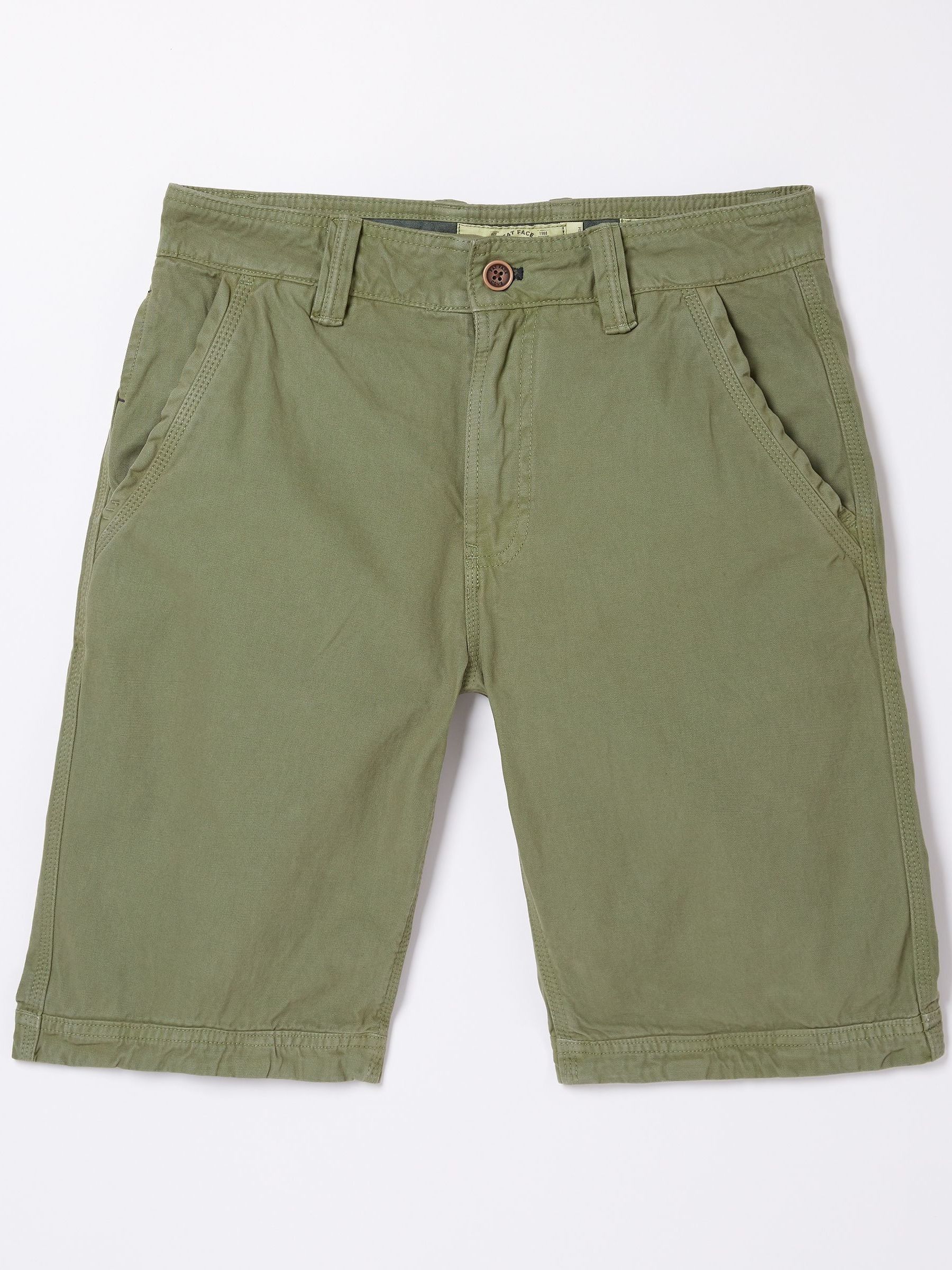 FatFace Green Cove Flat Front Shorts - Image 4 of 4
