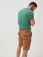 FatFace Brown Cove Flat Front Shorts - Image 2 of 5