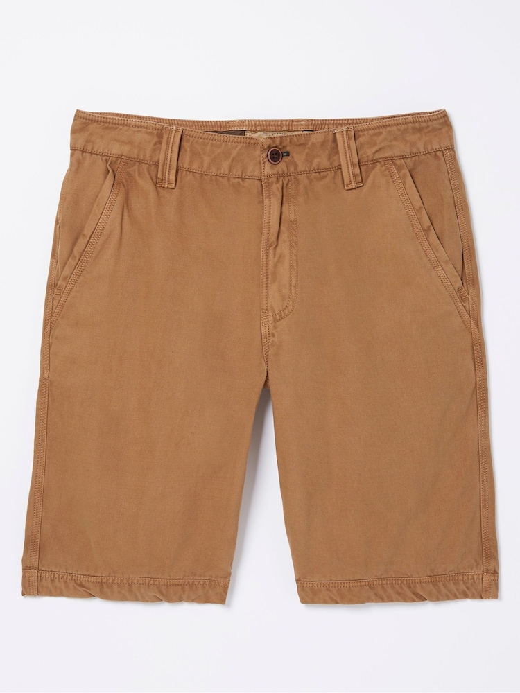 FatFace Brown Cove Flat Front Shorts - Image 5 of 5